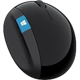 Microsoft MAIN-35956 Sculpt Ergonomic Mouse (L6V-00001), Black