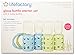 Lifefactory 4-Ounce BPA-Free Glass Baby Bottle and Protective Silicone Sleeve Starter Set, Spring/Sky Blue with 4 Baby Bottles, 2 Silicone Teethers, and 2 Nipple 2-Packs