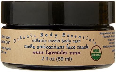 ORGANIC BODY ESSENTIALS USDA Certified Mega Antioxidant Face Mask