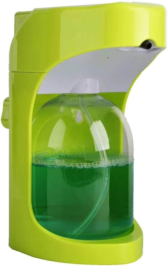 AUTOFOAM Automatic Touchless Foam Soap Dispenser Sensor/Foam Pump for Bathroom and Kitchen on Countertops,Homemade Foam Mounted Shampoo/Dishwashing Liquid/Lotion 500ML(Green)