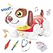 GAMZOO Pet Veterinarian Toys Doctor Kit for Kids for 2,3,4 Years Old Boys and Girls Birthday Gift Interactive Electronic Robot Dog Responds to Touch with Dan …