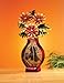 DecoBREEZE Decorative Table Fan, Desk Fan, Two Speed Electric Tabletop Fan, Figurine Fan, 7 inch, Floral Bouquet