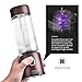 Portable Glass Smoothie Blender, Kacsoo SPOW S630 USB Rechargeable Personal Blender Juicer Cup, Single Serve Travel Blender for Shakes and Smoothies, with 5200 mAh Rechargeable Battery (Coffee)