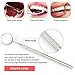 Dental Tools 8Pcs, MOTYYA Teeth Cleaning Tools kit Professional Tooth Hygiene Stainless Steel Dental Picks Oral Care set to Remover Tartar, tooth scraper,Mouth Mirror,Tooth Scaler home use