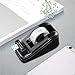 Ktrio Mini Desktop Tape Dispenser Desk Tape Dispensers for 1/2 or 3/4 Inch Magic Tape Invisible Tape with 1 Inch Core, Non-Slip Tape Holder 4.0x2.2x1.7 Inch 2 Pack Black