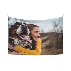 JINJUREN Custom Tapestry Upload Images Banners and