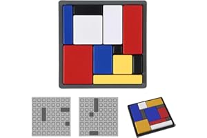 BAZUO Logic Puzzle Brain Teaser Game for Kids & Adults, 88 Challenges 4 Difficulty Levels, Portable Design for Brain Training (1pcs)