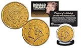 2017 DONALD TRUMP OFFICIAL Inauguration 24K Gold Plated 12 GRAMS Tribute Coin