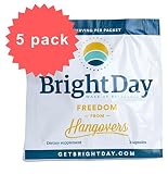 BrightDay Hangover Prevention Pill Packets (10 Packets) - Cure Hangovers Before They Start