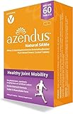 Azendus Natural SAM-e Joint Health Support, 60 Count, 400mg, Physician Trusted, 1 Recommended, Pure, Natural, Stable, Pharmaceutical Grade, Fast Absorption