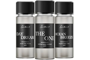 Scentiment Hotel Diffuser Oil Discovery Kit | Inspired by Five-Star & Luxury Hotel Scents | Aromatherapy Oils with Notes of Cardamom, Tuscan Leather, and Sandalwood (20ml, Top 3 Scents)