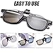 FireKylin 3D Clip on Glasses for Movies/Cinema/Passive 3D TV (RealD & IMAX 2 Pcs)thumb 2