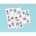 amscan Little Mermaid Tattoo Favors (16 Pack) - Party Supplies