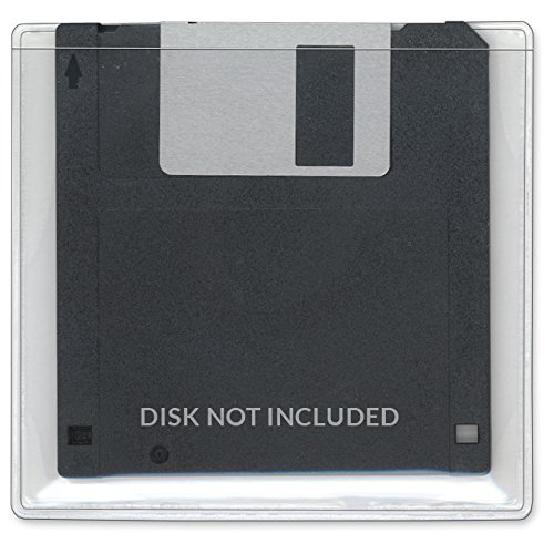 StoreSMART - Peel & Stick Pocket - for 3.5" Floppy Disks - Clear Plastic - 25-Pack - ZSTB788S-25