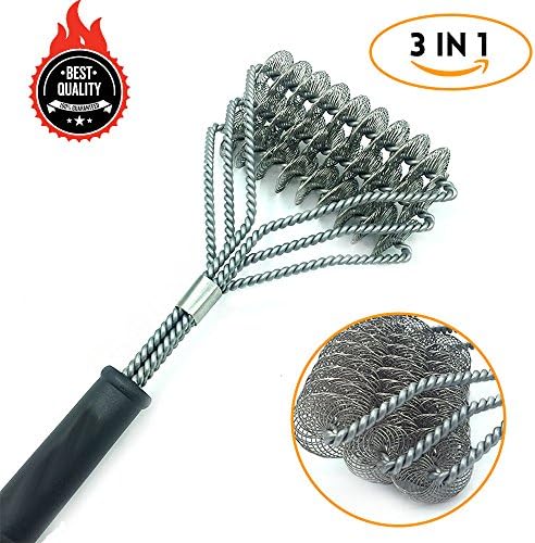 Awekris Stainless Steel Rust Resistant Grill Brush