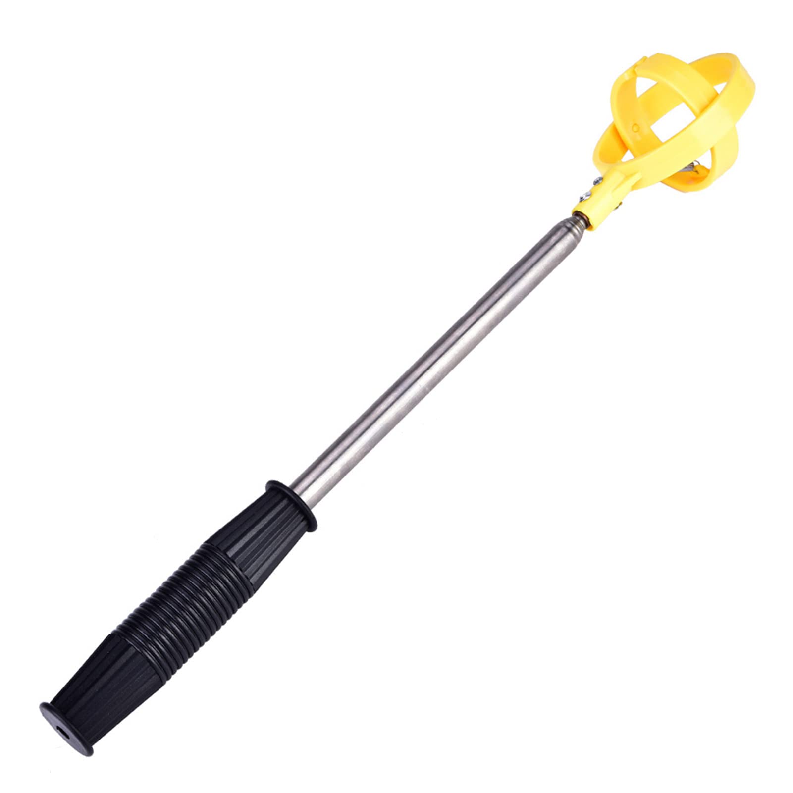 Dwawoo Ball Retriever, Stainless Steel Telescopic Ball Picker Claw Sucker Tool Accessory(Yellow) Leisure Sport