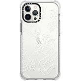 CASETiFY Ultra Impact iPhone 12 Pro Max Case [9.8ft Drop Protection] - Dragons - Clear