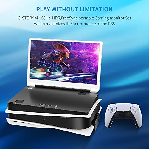 G Story 15 6 Inch Ips 4k 60hz Portable Monitor Gaming Display Integrated With Ps5 Not Included 3840 2160 With 2 Hdmi Ports Freesync Built In 2 Of Multimedia Stereo Speaker Ul Certificated Ac Adapter Pricepulse