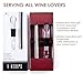 Vintorio Wine Chiller Premium Iceless Single Bottle Cooler with Aerator & Pourer Spout