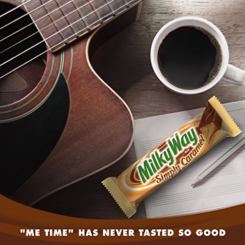 MILKY WAY Simply Caramel Milk Chocolate Singles Size Candy Bars 1.91-Ounce Bar 24-Count Box