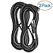 Aurum Cables 25 Ft Power Extension Cord - Electrical Power Cord - 16AWG Power Extension Cable Cord - SJTW NEMA 5-15P to NEMA 5-15R - ETL Listed - 2 Pack