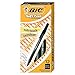 BIC SGSM11BK Soft Feel Stick Ballpoint Pen, Black Ink, 1mm, Medium, Dozen
