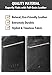 Men Wallet - RFID Minimalist Slim Front Pocket Card Travel Holder Clip (One Size, Black [CSC-B-E])