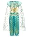 JiaDuo Girls Princess Costume Party Halloween Fancy Dress Up 7-8 Years Green