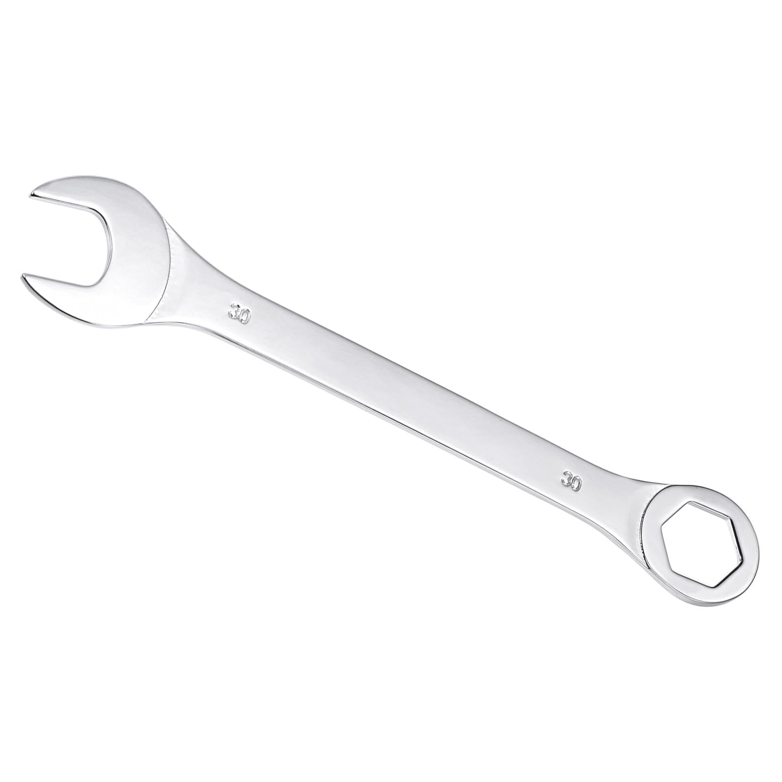 CoCud Combination Wrench, 30mm Metric Box Open End 6-Point Design 15-Degree Offset, Double Ended Box and Open End - (Applications: for Home Repairs)