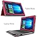 Lenovo Miix 320 Case - Infiland Folio Premium PU Leather Stand Smart Case Cover for Lenovo Miix 320 10.1
