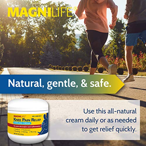 MagniLife Knee Pain Relief Cream, Natural FastActing Cream for Joint