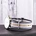 Clockwork Synergy® Classic Nylon watch straps bands (18mm, Grey/White/Khaki)