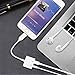 Headphone Jack for iPhone Earphone AUX Audio Splitter Adapter 3.5mm Jack Dongle Earphone Connector Compatible for iPhone 7 Plus/X/8/8 Plus Wire Control Headset Extender Connector Support iOS 10.4