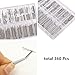 NIBD Watch Band Spring Bars 6-23mm Watch Strap Link Pins Watchmaker AssortmentStainless Steel Link Cotter Pins 360Pcs Watchmaker Watch Repair Kit