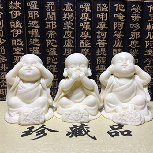 DOGOGO Indian Style Home Statue Small Monk Buddha Ceramic Figurine Tea Accessories Crafts