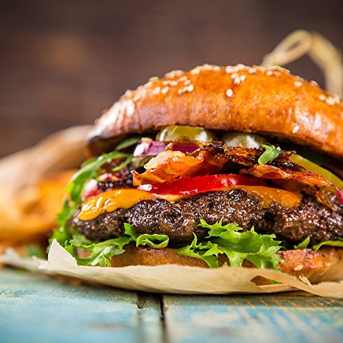 100% Grass Fed Beef Burgers - 1/3 lb Each - Package Of 12 - Delicious & Healthy Burger Patty, Protein & Omega-3 Rich Gourmet Hamburger Meat, Juicy & Ready To Cook, Classic American BBQ Choice - Thumbnail 4