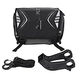 VGEBY Bike Handlebar Bag Waterproof Bike Front Bag Single Shoulder Strap Bag with Bracket and Rain Cover Bike Accessory