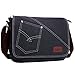 Tocode Canvas Messenger Shoulder Bag Fits up to 14 Inch Laptop (Dark Gray)