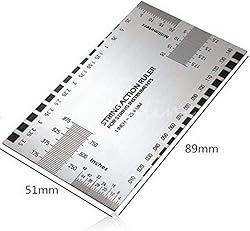 String Action Gauge Ruler, Guitar Height Gauge Set