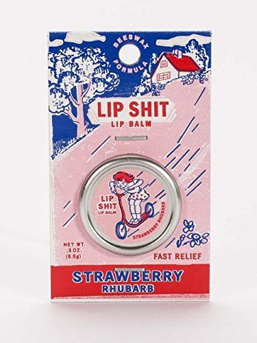 Blue q lip balm strawberry rhubarb