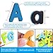 Seckton Magnetic Letters and Numbers for Toddlers 225 PCS Educational Spelling Learning Alphabet Refrigerator Magnets Toys for 2 3 4 5 Year Old Boys Girls Kids Teacher Children Christmas Birthday Gift