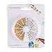 PH PandaHall Wire Guardian, 180 Pcs Brass Wire Guards Wire Cable Protector U Shape Wire Guard Loops Thread Loop Wire Protectors for Earring Bracelet Necklace Pendant DIY Jewelry Making, Golden/Silver