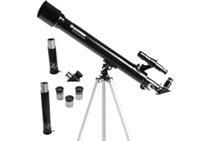 Celestron - PowerSeeker 50AZ Telescope - Manual Alt-Azimuth Telescope for Beginners - Compact and Portable - Bonus Astronomy 