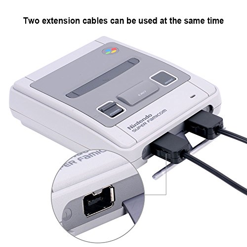 image for Super NES Classic Controller Extension Cable 3M/10 ft (2-Pack), Smatre