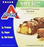 ATKINS CARAMEL BAR,5PK,CHOC NUT, 5/1.6 OZ
