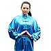 Itopfox Unisex Silk Kung Fu Tai Chi Uniform Breathable Morning Exercise
