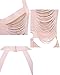 UONBOX Women's Sexy Sheer Mesh See Through Low Open Back Fringed Strappy Tassel Bandage Dress for Night Party