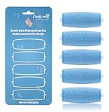 5 Extra Coarse Replacement Roller Refill Heads Compatible with Amope Wet Dry Electronic Foot File Refill (5 Extra Coarse for Wet & Dry)
