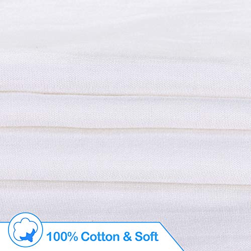 Lorfancy Women's Beach Cover Ups Swimsuit Cotton Beachwear Bikini Swimwear V-Neck Skirt Bathing Suit Cover Up White - Thumbnail 4