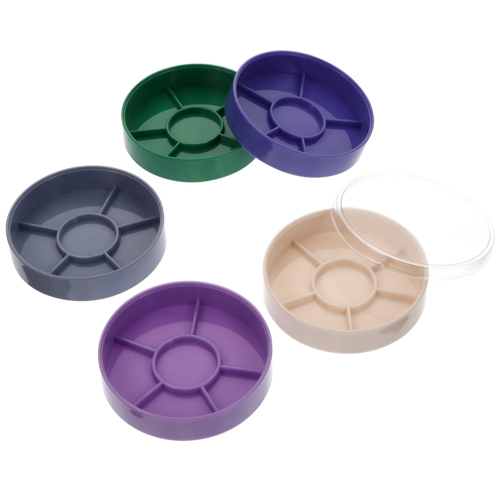 Watch Movement Dust Cover Anti- dust Tray 5 Layer Storage Box for Watches Movement Parts Screw Watchmaker Repair Tool